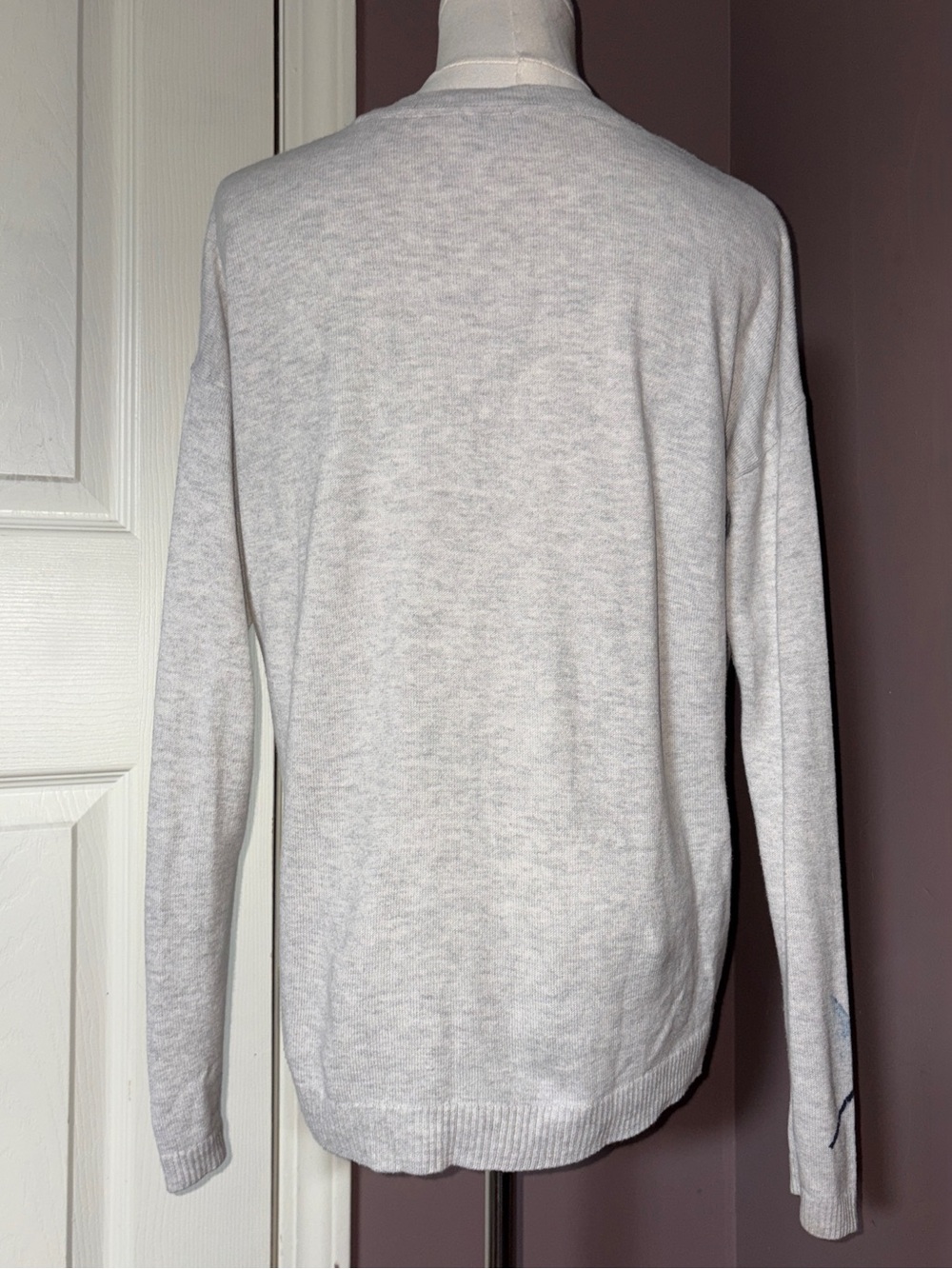 J. Jill Dragonfly Sweater Oversized Crew XS | Cozy Whimsical Boho Knitwear - Picture 3 of 5